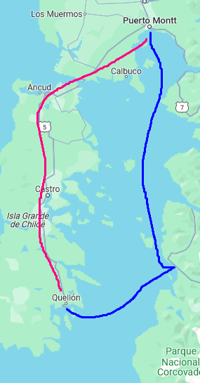 Bronze package ferry route