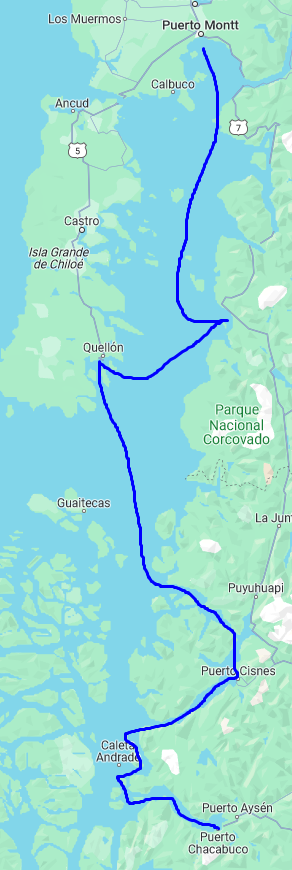Silver package ferry route